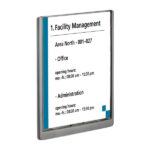 Targa per porte/pareti Click Sign - 21  x  29,7 cm (A4) - Durable