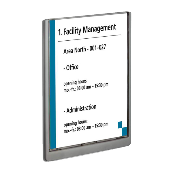MD_67866 Targa per porte/pareti Click Sign - 21 x 29,7 cm (A4) - Durable - immagine 1