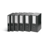 Scatola progetto Plus Vip - 34,5 x 24,5 cm - dorso 6 cm - grigio antracite - Fellowes