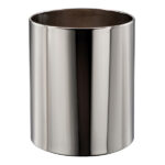 Cestino gettacarte Getsi - diametro 23 cm - H 28 cm - 12,5 L - inox brillante - Medial