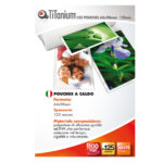 Pouches - key card - 64x98 mm - 2x125 micron - Titanium - conf. 100 pezzi