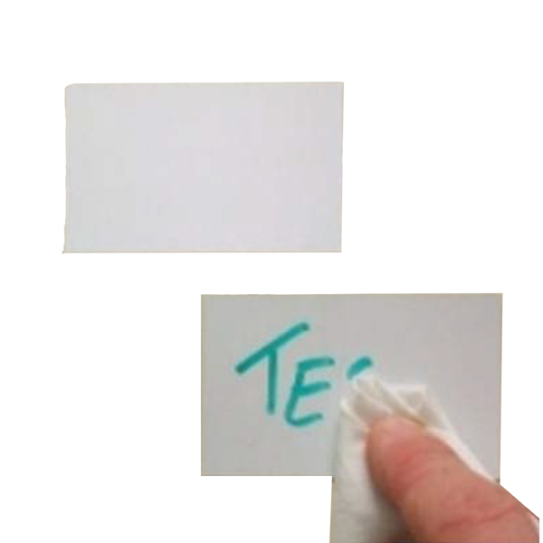 MD_68671 Etichette magnetiche - scrivibili e cancellabili - permanenti - 30 x 100 mm - bianco - Markin - conf. 20 etichette - immagine 1