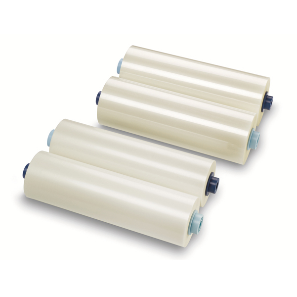 MD_68980 Pellicola gloss Nap2 per plastificazione - 330 mm x 76 mt - 75 micron - GBC - conf. 2 bobine - immagine 1