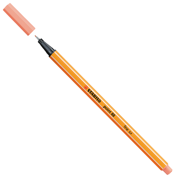 MD_69075 Fineliner Point 88 - tratto 0,4 mm - albicocca 26 - Stabilo - immagine 1