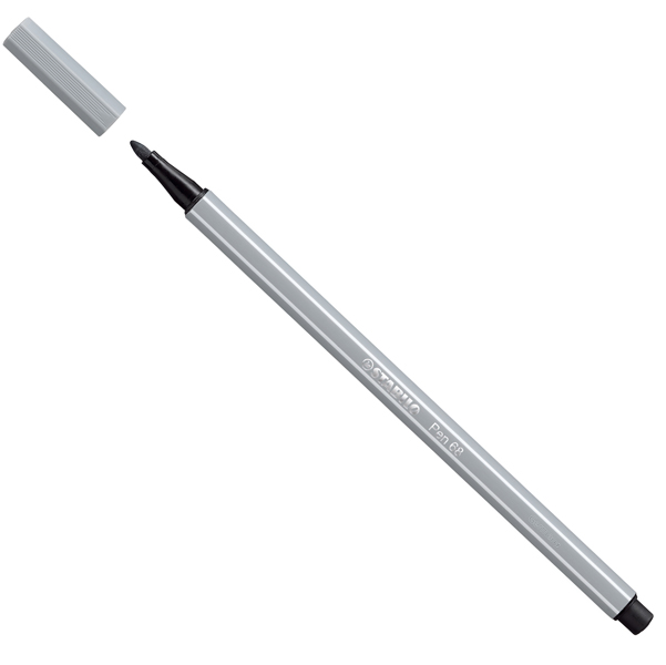 MD_69979 Pennarello Pen 68 - grigio freddo medio 95 - Stabilo - immagine 1