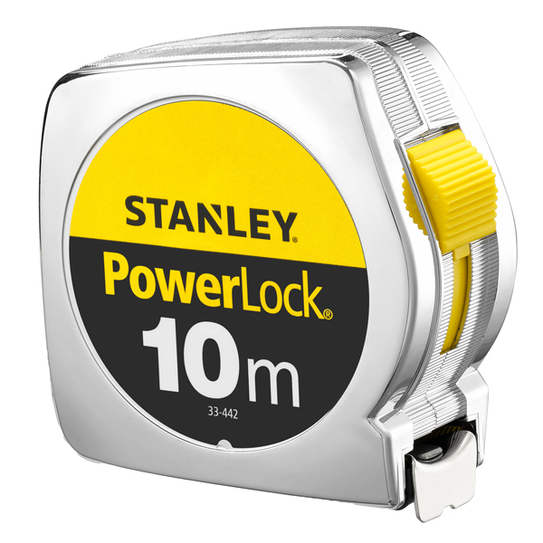 MD_70725 Flessometro PowerLock - 10 m - metallo - Stanley - immagine 1