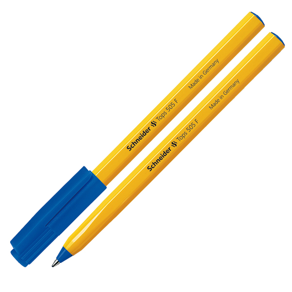 MD_70825 Penna a sfera con cappuccio Tops 505 - punta 0,5mm - blu - Schneider - immagine 1
