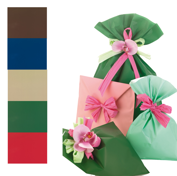 MD_70936 Busta regalo Mat Pearly A - 35 x 50 cm - 40 micron - PPL - assortimento 5 colori classici - PNP - conf. 100 pezzi - immagine 1