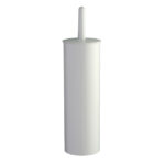 Portascopino WC Basica - da terra - ABS - diametro 10,3 cm - altezza 39,5 cm - bianco - Medial