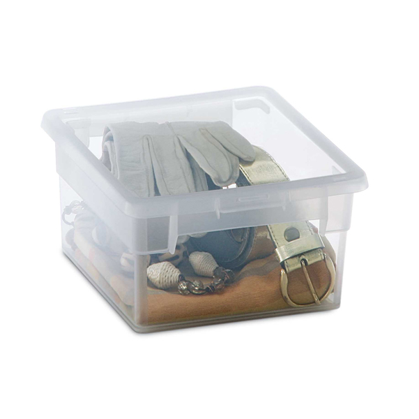 MD_71053 Contenitore multiuso Light Box S/2 - 17,8x20,4x10 cm - 2,5 L - plastica - trasparente - Terry - immagine 1