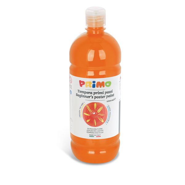 MD_71072 Tempera pronta Primi Passi - 1 L - arancione - Primo - immagine 1