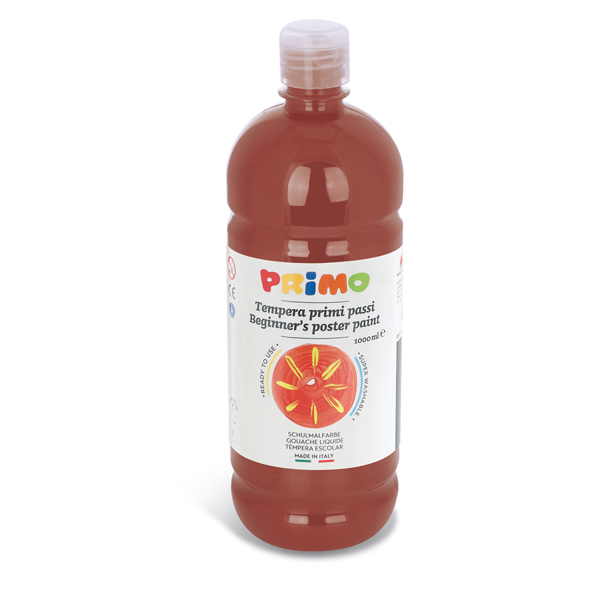 MD_71082 Tempera pronta Primi Passi - 1 L - terra di Siena bruciata - Primo - immagine 1