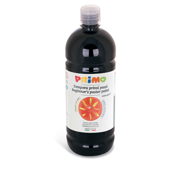 MD_71083 Tempera pronta Primi Passi - 1 L - nero - Primo - immagine 1