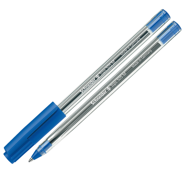 MD_71119 Penna a sfera con cappuccio Tops 505 - tratto 0,7mm - blu - Schneider - immagine 1
