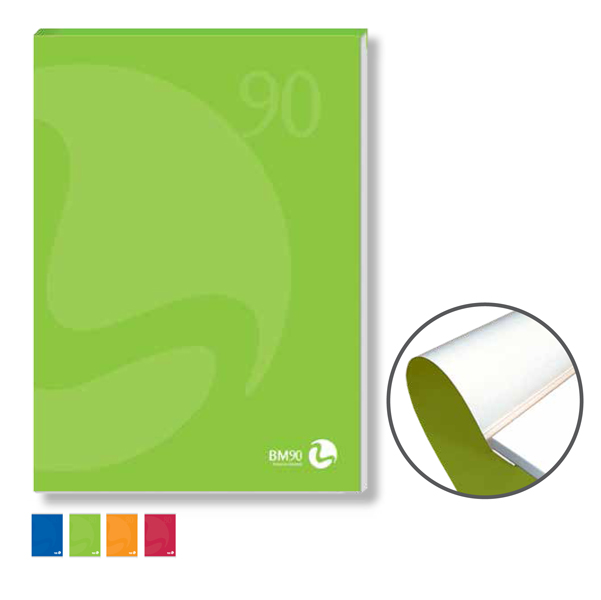 MD_71153 Blocco notes BM90 - A4 - collato lato corto - quadretti 10mm - 80fg - 90gr - copertina 250gr - BM - immagine 1