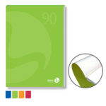 Blocco notes BM90 - A4 - collato lato corto - bianco - 80fg - 90gr - copertina 250gr - BM