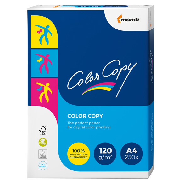 MD_71483 Carta Color Copy - A4 - 120 gr - bianco - Mondi - conf. 250 fogli - immagine 1