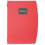 Portamenù Rio - 1 inserto doppio incluso - A4 - 24 x 34 cm - rosso - Securit