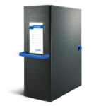 Scatola archivio Big Next - dorso 16 cm - 25 x 35 cm - nero/blu - Sei Rota
