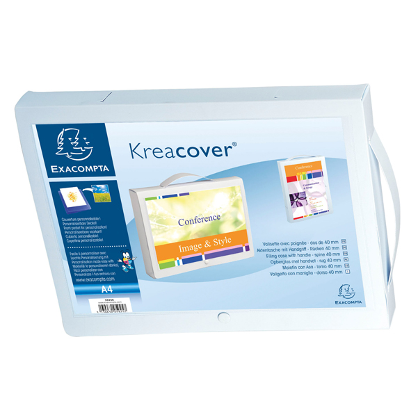 MD_71890 Valigetta Kreacover PPL personalizzabile - 24 x 32 cm - dorso 4 cm - Exacompta - immagine 1