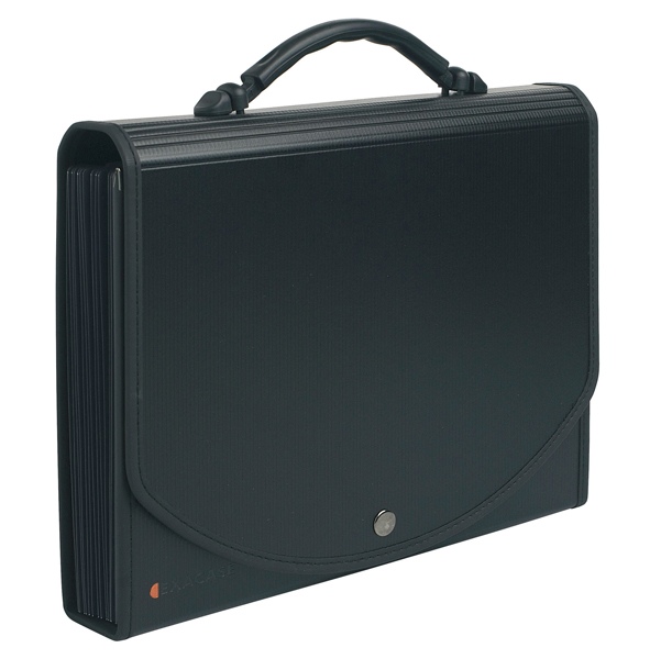 MD_71901 Classificatore Exacase - 13 tasche - PPL - 33x26 cm - nero - Exacompta - immagine 1