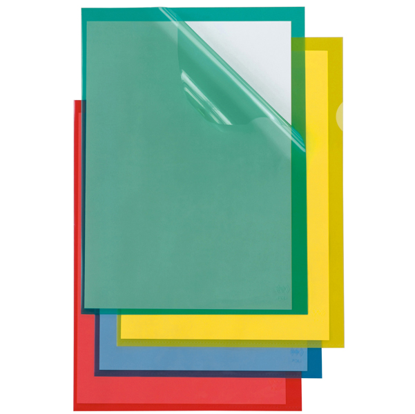 MD_71935 Cartellina a L Poli 150 Color - A4 - PP - buccia pesante - giallo - Sei Rota - conf. 25 pezzi - immagine 1