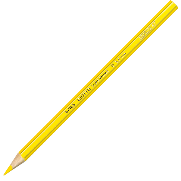 MD_73136 Pastello Supermina - mina 4 mm - giallo fluo 51 - Giotto - immagine 1