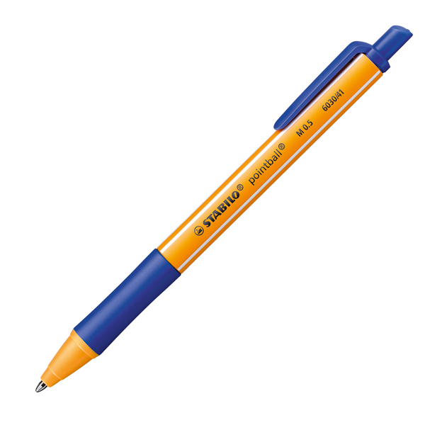 MD_73408 Penna a sfera a scatto Pointball Green - punta 1,0 mm - blu - Stabilo - immagine 1