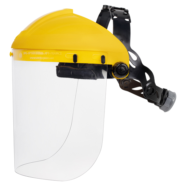 MD_73582 Porta visiera con protezione frontale + Visiera Balbi 2 - giallo - Deltaplus - immagine 1