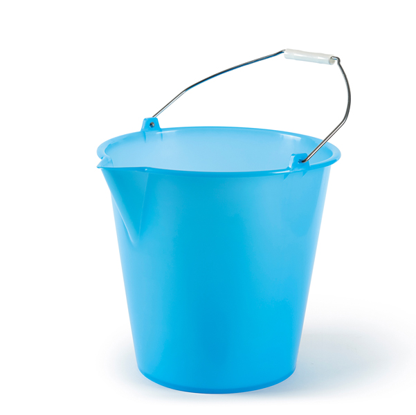 MD_74098 Secchio con becco - in politene - 12 L - azzurro - PerfettoFactory - immagine 1