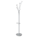 Appendiabiti - con portaombrelli - 5 posti - 187 cm - bianco - Alba