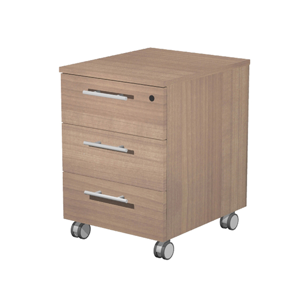 MD_74308 Cassettiera Prestige - 3 cassetti - con ruote - 41,8 x 52 x 61,5 cm - ciliegio arabis - immagine 1