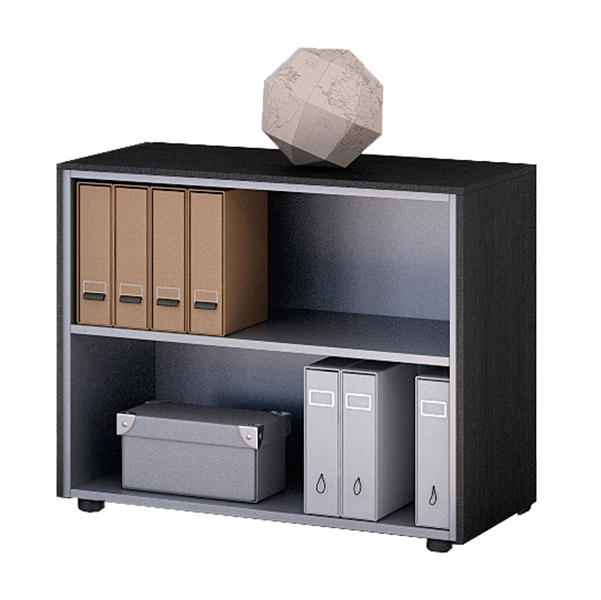 MD_74309 Mobile Prestige - basso a giorno - 82,8 x 43 x 81,4 cm - nero venato - immagine 1