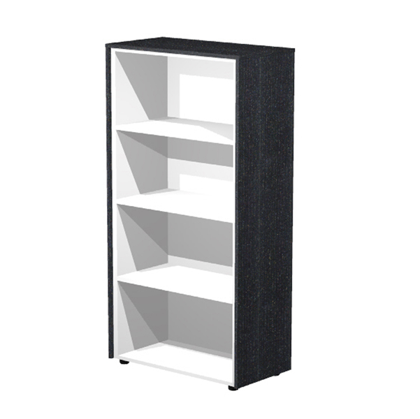 MD_74317 Mobile Prestige - medio alto a giorno - 82,8 x 43 x 158,2 cm - nero venato - immagine 1