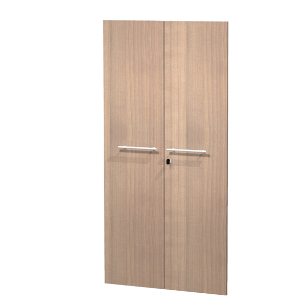 MD_74328 Coppia ante Prestige - per mobile medio/alto - con serratura - 80 x 153,8 cm - spessore 18 mm - melaminico - ciliegio arabis - immagine 1