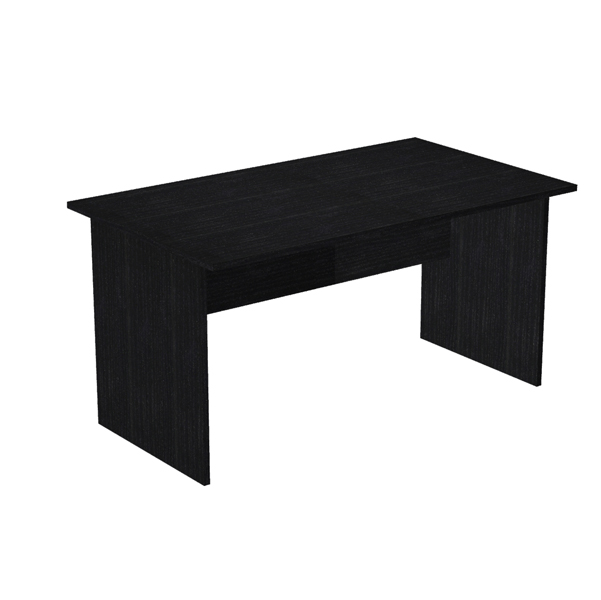 MD_74343 Scrivania Easy - lineare - 140 x 80 x 72 cm - nero venato - immagine 1
