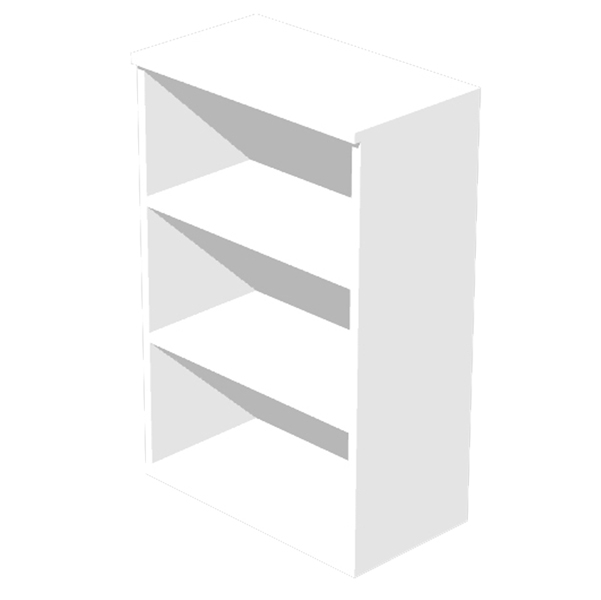 MD_74393 Mobile Easy - medio a giorno - 80 x 35 x 120 cm - bianco - immagine 1