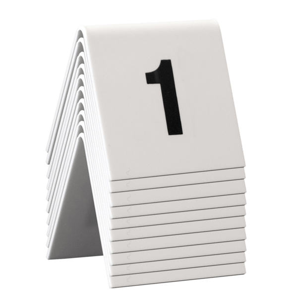 MD_74552 Numeri per tavoli - set da 1 a 10 - Securit - immagine 1