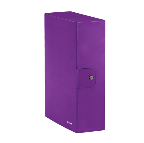 MD_74615 Scatola progetto WOW - dorso 10 cm - viola metallizzato - Leitz - immagine 1