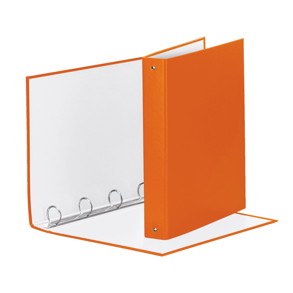 MD_74742 Raccoglitore Meeting - 22 x 30 cm - 4 anelli tondi 30 mm - dorso 4 cm - PP - arancione - Esselte - immagine 1