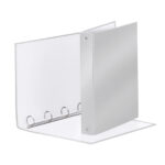 Raccoglitore Meeting - 22 x 30 cm - 4 anelli tondi 30 mm - dorso 4 cm - PP - grigio metallizzato - Esselte