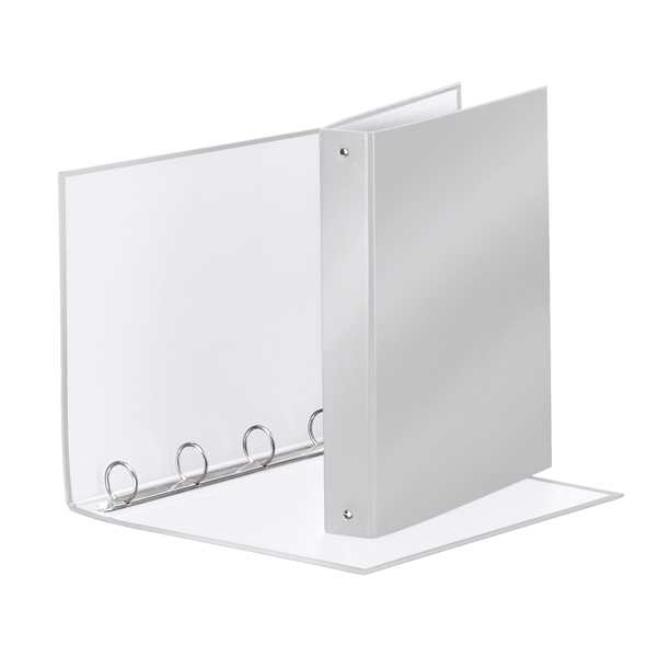 MD_74750 Raccoglitore Meeting - 22 x 30 cm - 4 anelli tondi 30 mm - dorso 4 cm - PP - grigio metallizzato - Esselte - immagine 1