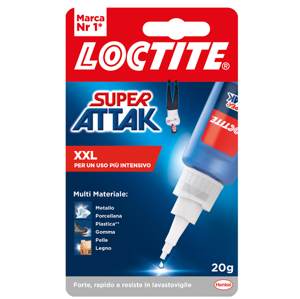MD_74784 Colla Super Attak XXL - 20 gr - trasparente - Loctite - immagine 1