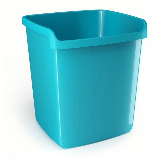 MD_75002 Cestino gettacarte Mydesk - altezza 32,3 cm - 15 L - turchese - Arda - immagine 1