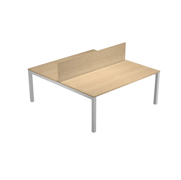 MD_76685 Pannello divisorio Agorà - per scrivania multiple - 180 x 32 cm - rovere - immagine 1