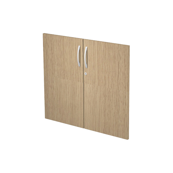 MD_76690 Coppia ante Agorà - per mobile basso - melaminico - rovere - immagine 1
