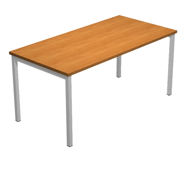 MD_76743 Scrivania Easy Plus - lineare - 120 x 80 x 72,5 cm - noce chiaro - immagine 1