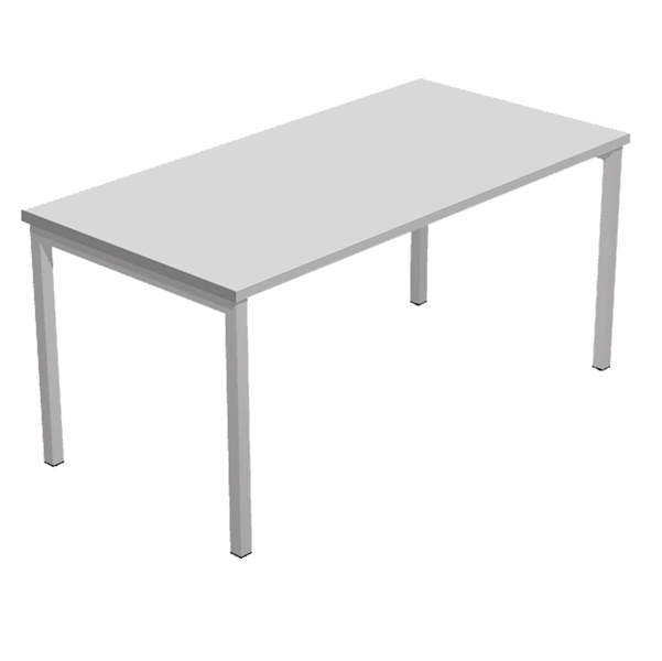 MD_76745 Scrivania Easy Plus - lineare - 120 x 80 x 72,5 cm - grigio - immagine 1
