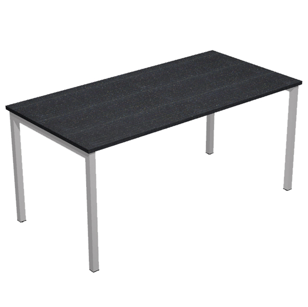 MD_76749 Scrivania Easy Plus - lineare - 140 x 80 x 72,5 cm - nero venato - immagine 1