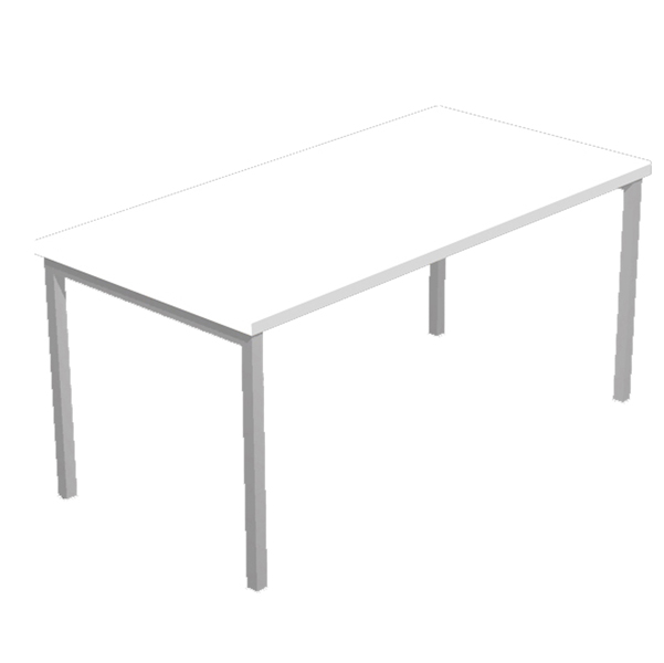 MD_76750 Scrivania Easy Plus - lineare - 140 x 80 x 72,5 cm - grigio - immagine 1